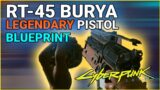 How to get RT-45 BURYA Revolver Legendary Blueprint in Cyberpunk 2077?