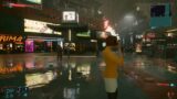 Night City under the rain! –  Cyberpunk 2077 – Geforce Now RTX on