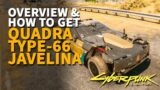 Quadra Type-66 Javelina Cyberpunk 2077 Buy Vehicle