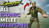 Cyberpunk 2077 – All Iconic Melee Weapons! #1 (Locations & Guide)