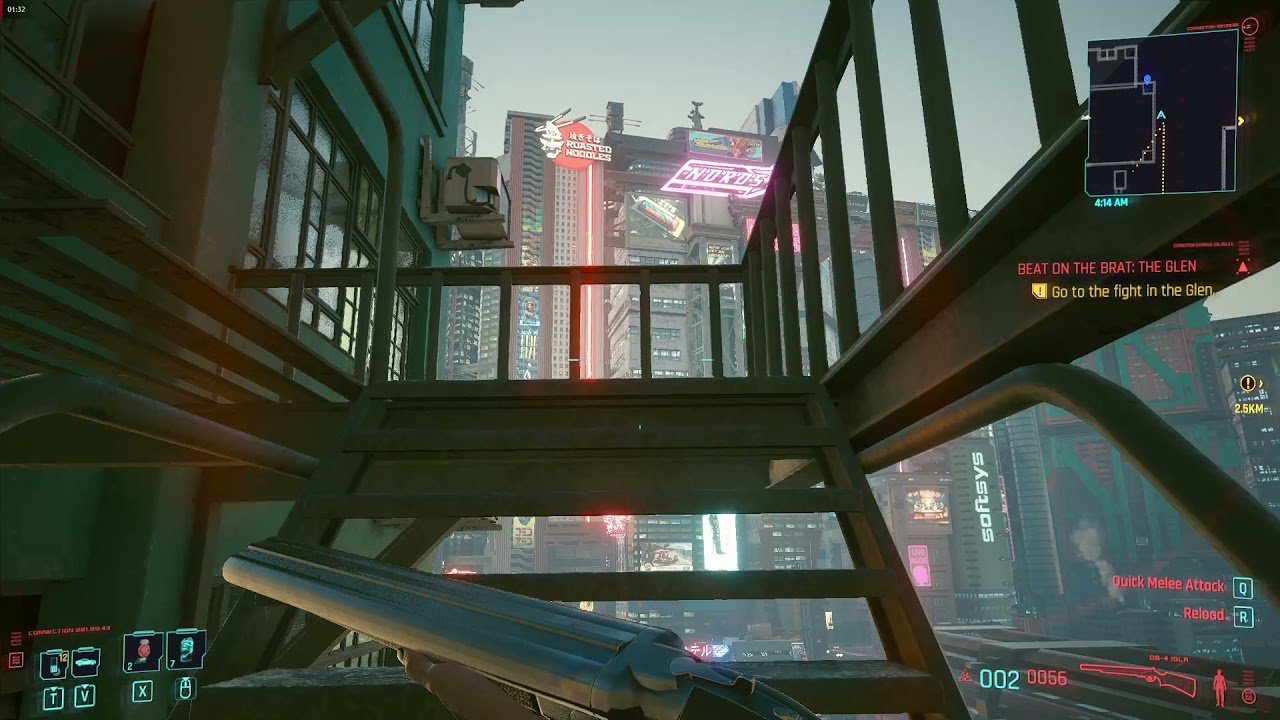 Cyberpunk 2077 Getting out of bounds with double jump Cyberpunk