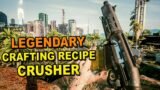 Cyberpunk 2077 – How To Get Legendary Crafting Recipe CRUSHER (Legendary Power Shotgun)