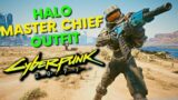 Cyberpunk 2077 – Master Chief Outfit Female! (Halo Mod)