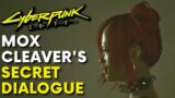 Cyberpunk 2077 – Mox Cleaver's Secret Dialogue With Her Dad! (Location)