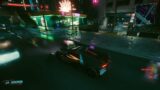 Cyberpunk 2077: Night driving from the center of the city till world's end