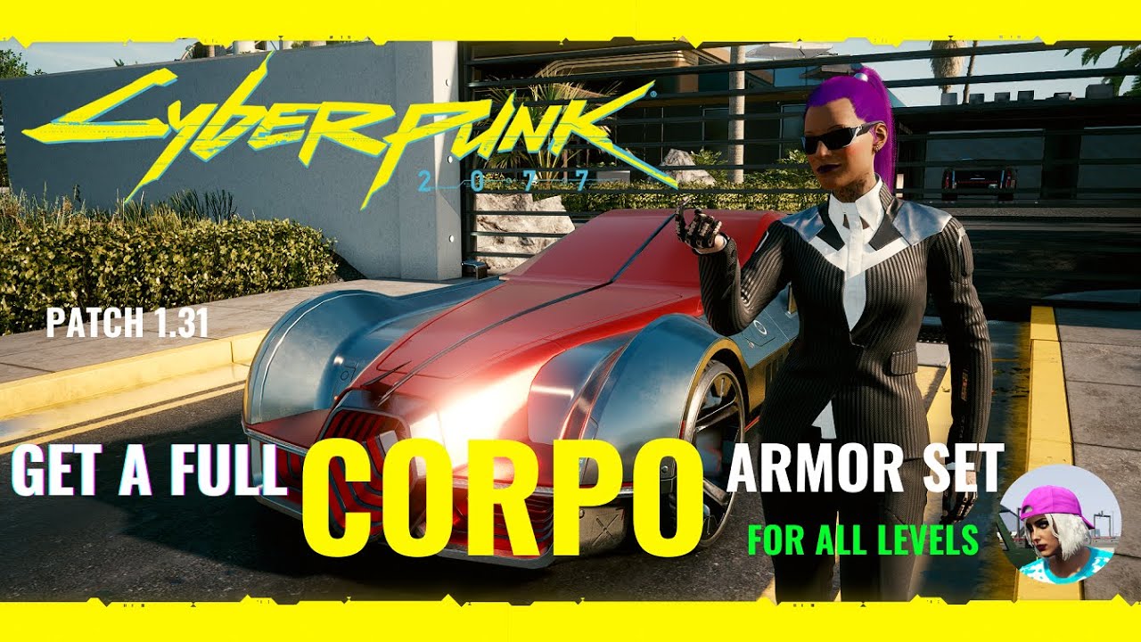 Cyberpunk 2077 PS4 PS5 PC Get Yourself a Legendary Corpo Armor Set