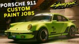 Cyberpunk 2077 – This Mod Provides Custom Paint Jobs For The Porsche 911 Turbo!!