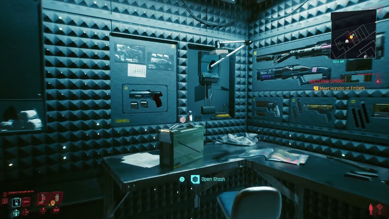 Cyberpunk 2077 All The Guns In The Weapon Display Wall Cyberpunk 2077   Cyberpunk 2077 All The Guns In The Weapon Display Wall 