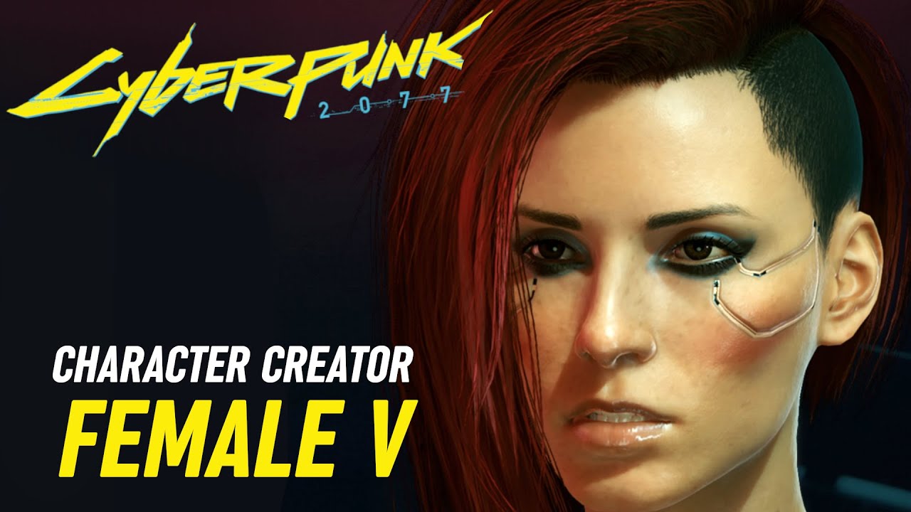 HOW TO CREATE THE FEMALE VERSION OF V IN CYBERPUNK 2077 (FEMALE V ...