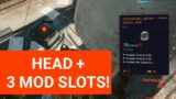 How to get Legendary Head with 3 MOD Slots in Cyberpunk 2077 – Sandy Boa Alternative