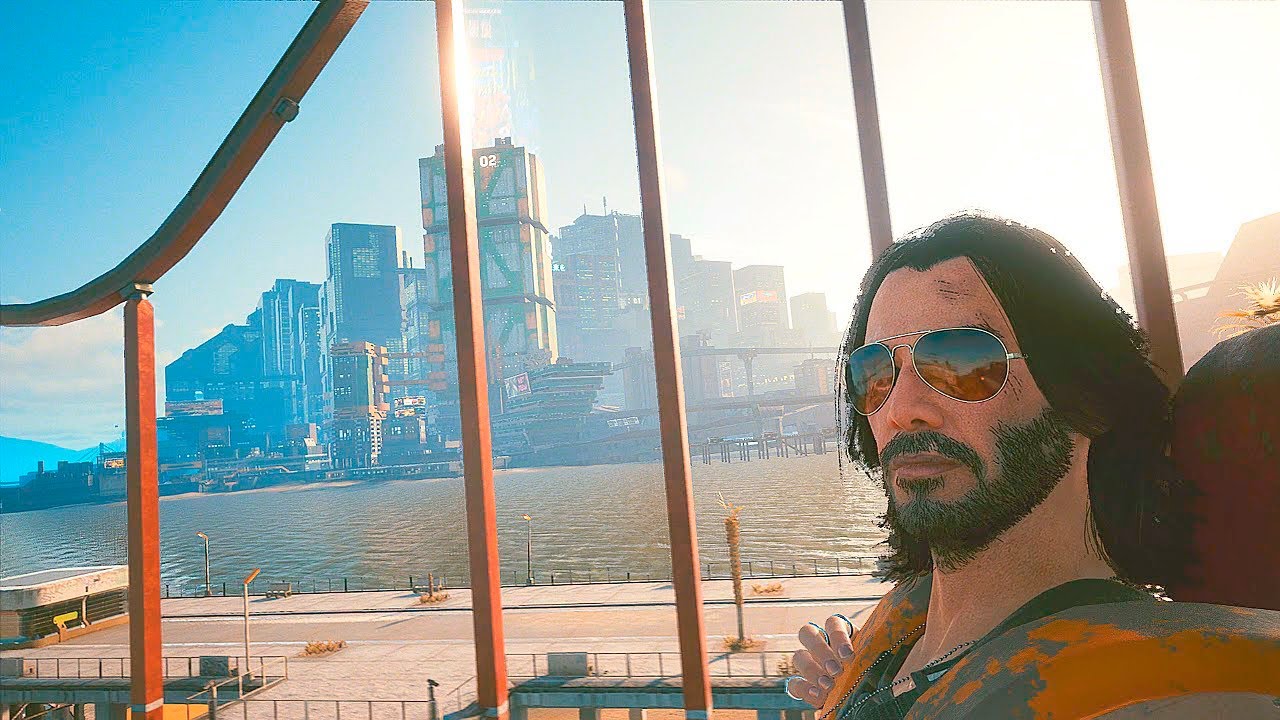 Rollercoaster with Keanu Reeves Cyberpunk 2077 Johnny Silverhand