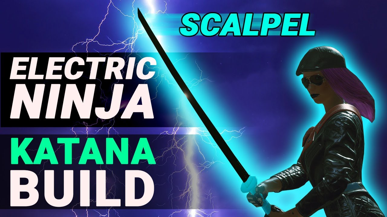 "ELECTRIC NINJA" KATANA Melee Build (Scalpel) Cyberpunk 2077