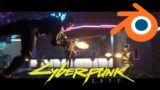 Blender Tutorial: Creating a Cyberpunk 2077 scene with free assets