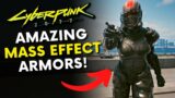 Cyberpunk 2077 – Amazing Mass Effect Armors!! – Andromeda Pathfinder and N7 Armors Mod!