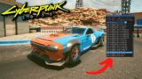 Cyberpunk 2077 – Customize Your Vehicles With New Amazing Mod!!