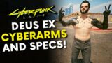 Cyberpunk 2077 – Deus Ex CyberArms and Specs!! [Mod]