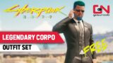 Cyberpunk 2077 Free LEGENDARY CORPO Outfit Set – All Clothing Items