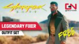 Cyberpunk 2077 Free LEGENDARY FIXER Gold Outfit Set – All Clothing Items