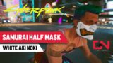 Cyberpunk 2077 Getting RARE White ONI Samurai Half Mask