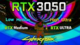 RTX 3050 Cyberpunk 2077 Gaming Benchmark |Test in all Setings |