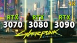 Cyberpunk 2077:  RTX 3070 vs RTX 3080 vs RTX 3090 // 4K