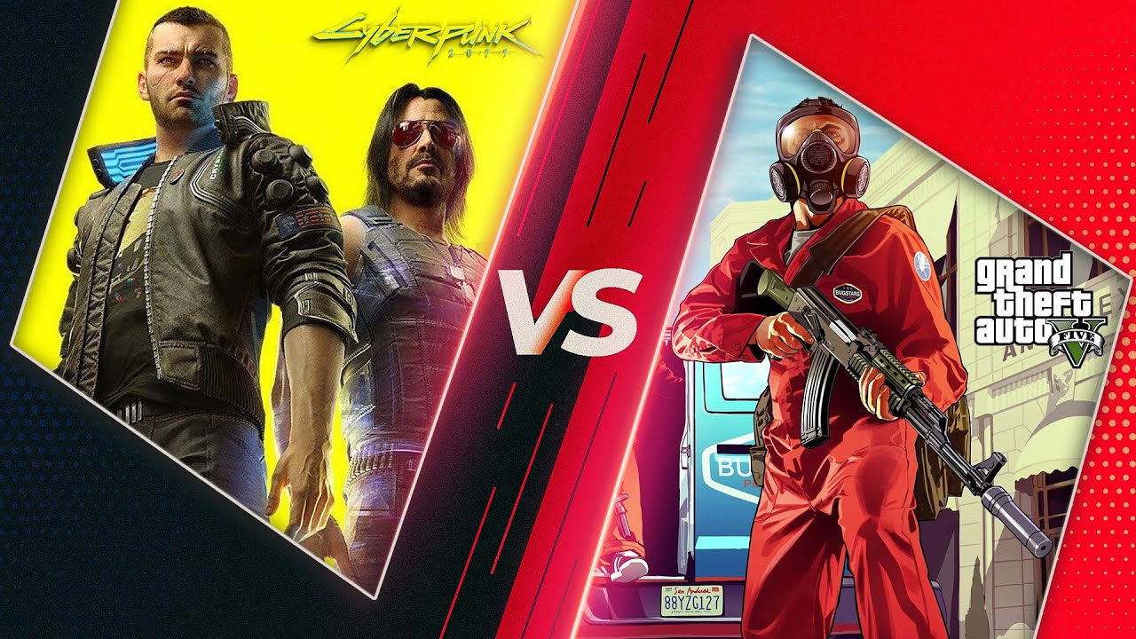 Cyberpunk 2077 Vs Gta V Direct Comparison Attention To Details And Graphics Pc Ultra 5867