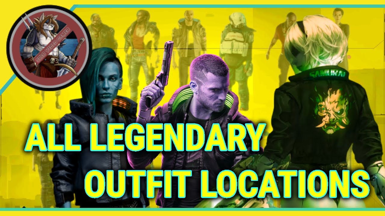 Cyberpunk 2077 All Legendary Outfits Locations (All Legendary Armor