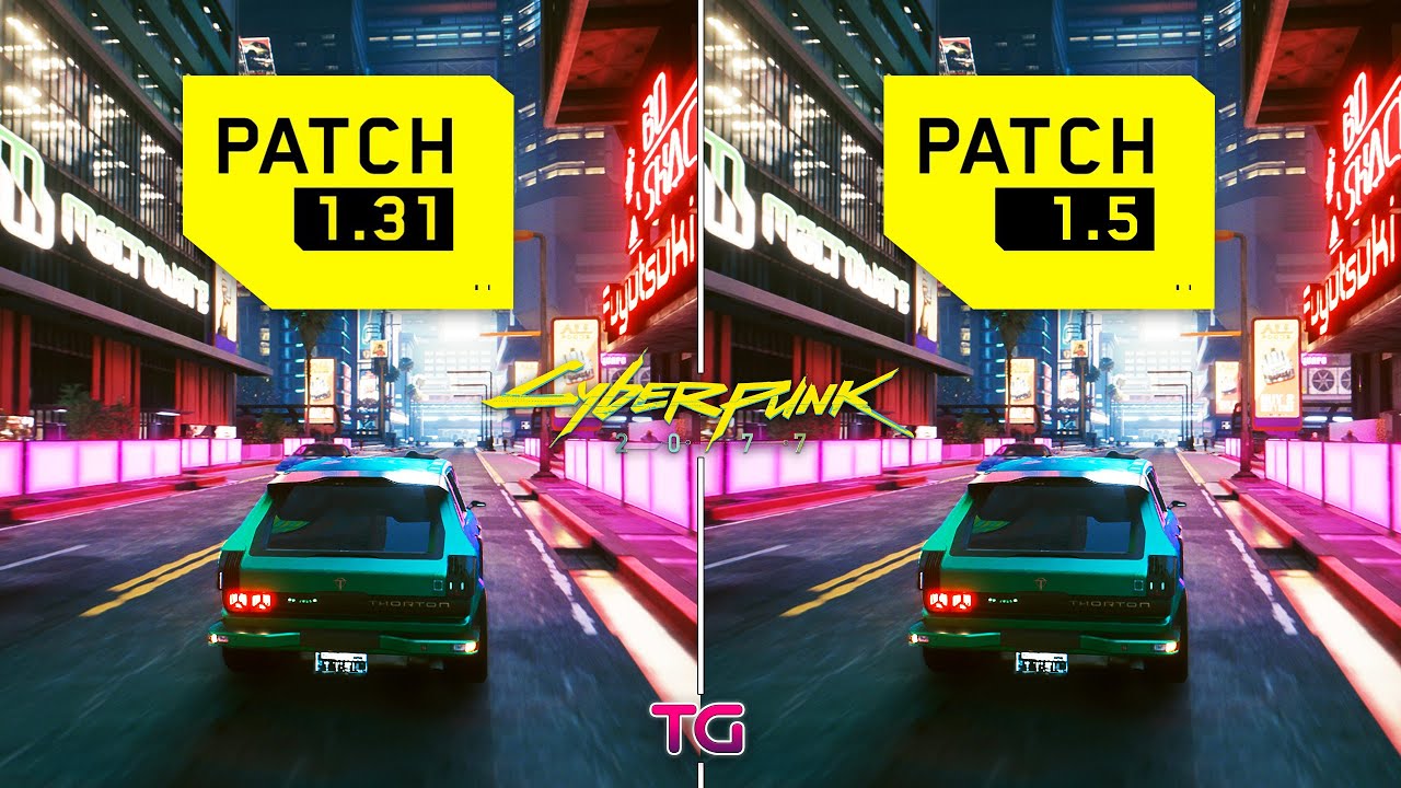 Cyberpunk 2077 131 Patch Comparison Videos Highlight Performance