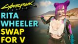 Cyberpunk 2077 – Rita Wheeler Swap for V [Mod]