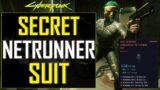 Cyberpunk 2077 SECRET Legendary Clothing "Heat Resistant Netrunning Suit" Location Shown.