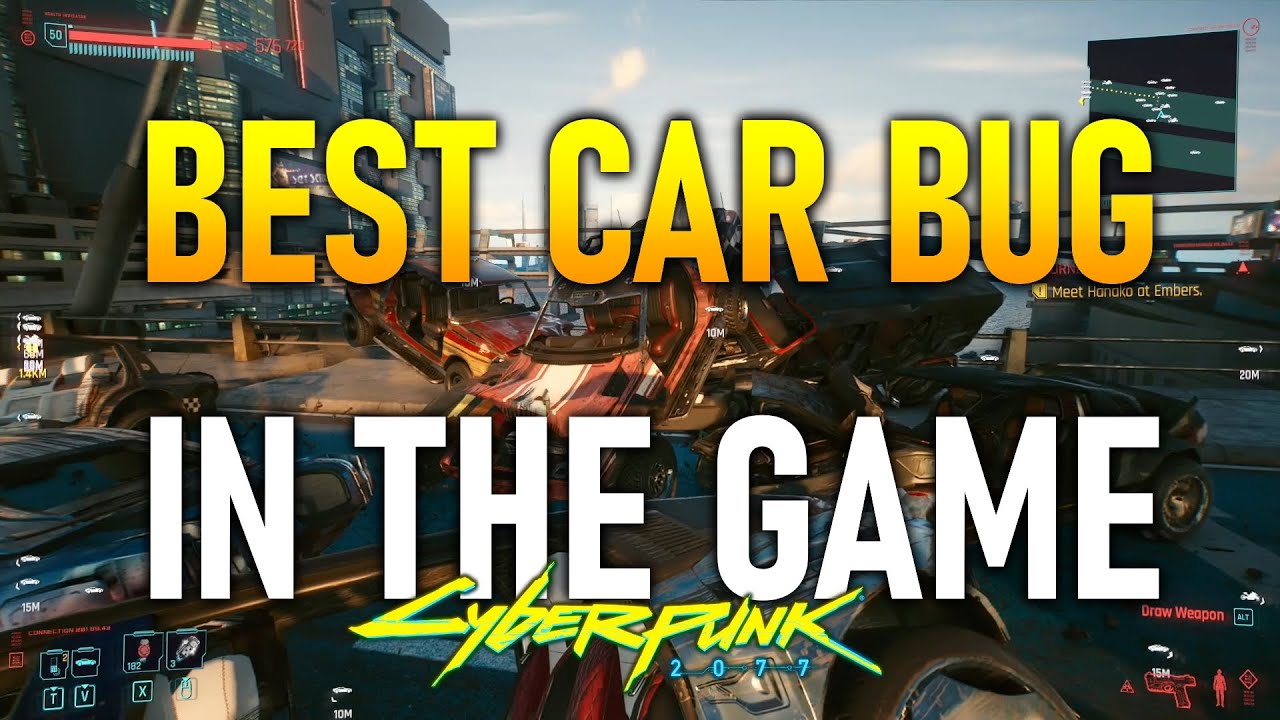 Cyberpunk 2077 What Happens If You Spawn All V's Cars At Once