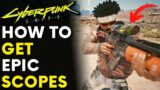 Cyberpunk 2077 – 9 Epic Scopes! | Weapon Mods | Patch 1.52 (Locations & Guide)