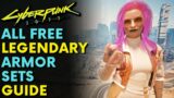Cyberpunk 2077 – ALL FREE LEGENDARY ARMOR SETS | Legendary Clothes (Locations & Guide)