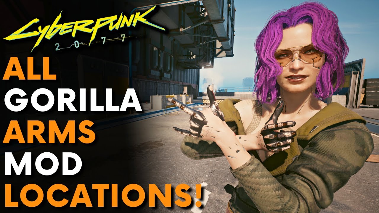 Cyberpunk 2077 ALL GORILLA ARMS MODS! Cyberware Mods Patch 1.52