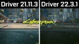Cyberpunk 2077 – AMD Driver 21.11.3 vs AMD Driver 22.3.1 – How Big is the Difference?