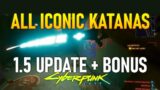Cyberpunk 2077:  All Iconic Katanas 1.52 Update + Bonus Sword