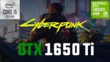 Cyberpunk 2077 GTX 1650 Ti 1080p, 900p, 720p