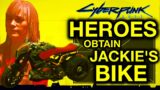Cyberpunk 2077 – Heroes – Obtain Jackie’s Arch (MotorBike) Side Job Playthrough