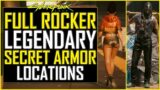 Cyberpunk 2077 How to get FULL Secret Rocker Clothing/Armor Set – All Legendary Rocker Locations