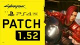 Cyberpunk 2077 (PS4 PRO) Patch 1.52 Gameplay
