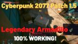 Cyberpunk 2077 Patch 1 5 Legendary Armadillo Location Early!
