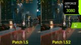 Cyberpunk 2077 – Patch 1.5 vs Patch 1.52 Performance/Graphics | RTX 3080 1440p DLSS 2.3 Quality
