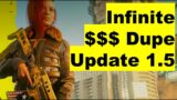 EARLY Unlimited $$$ Duplication Glitch 1.5 Update in Cyberpunk 2077, Infinite Money, Location
