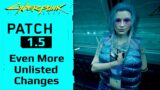 Even More Unlisted/Secret Changes | Cyberpunk Patch 1.5
