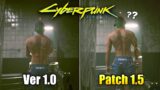Grab the Enemy from Behind in 1.0 vs. 1.5 | Cyberpunk 2077