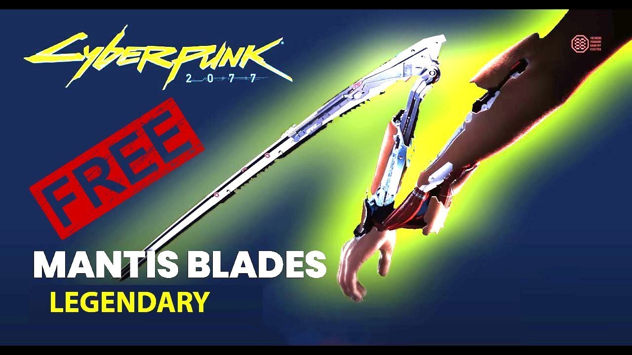 Legendary Mantis Blades Location Cyberpunk 2077 Cyberpunk 2077 videos