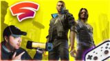 Playing Cyberpunk 2077 On a PHONE?! | (Powered By Stadia) Cyberpunk 2077 Android/iOS Gameplay