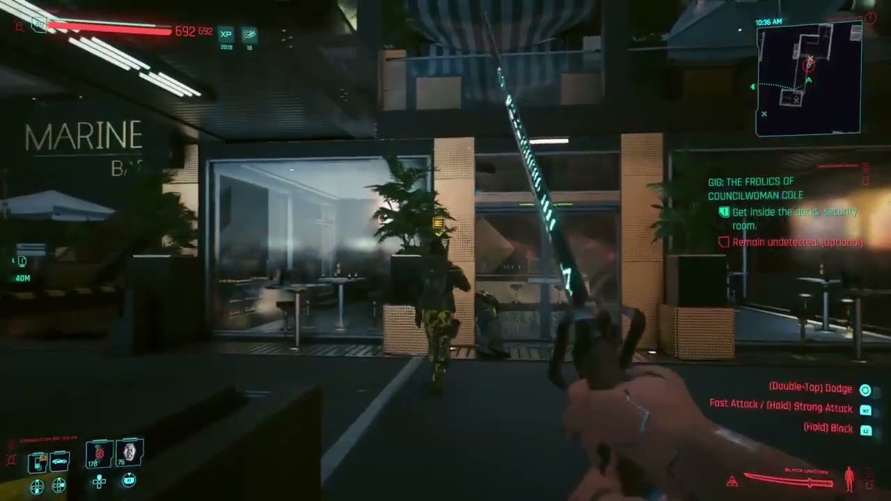 Throwing knives, combat like a ninja Cyberpunk 2077 Cyberpunk 2077