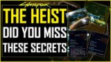 Cyberpunk 2077 – THE HEIST ALL SECRETS – Did you miss these secret weapons & Items?