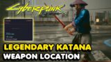 How To Get The Legendary Katana In Cyberpunk 2077 (Legendary Weapon Location)